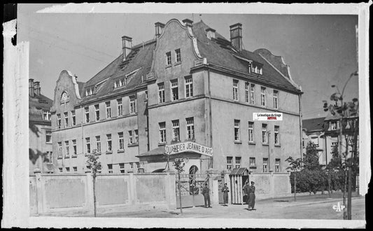 Thionville, Jeanne D'arc, Plaque verre photo, négatif noir & blanc 9x14 cm