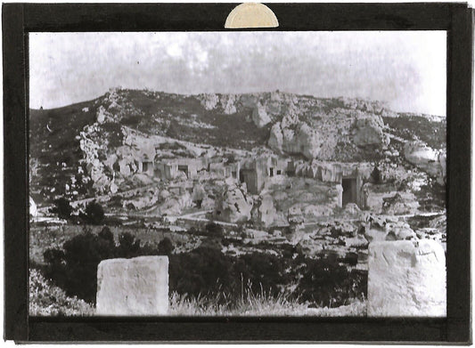 Plaque verre photo ancienne positif noir et blanc 6x9 cm Provence vintage France