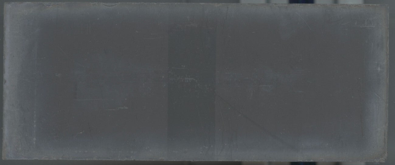 Bateau, mer, Plaque verre stéréoscopie, négatif noir & blanc 4,5x10,7 cm