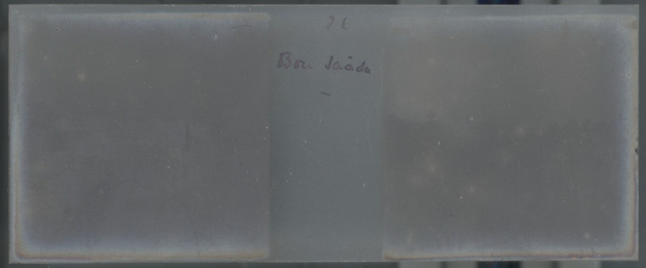 Bou Saâda, Algérie, Plaque verre stéréoscopie, positif noir & blanc 4,5x10,7 cm