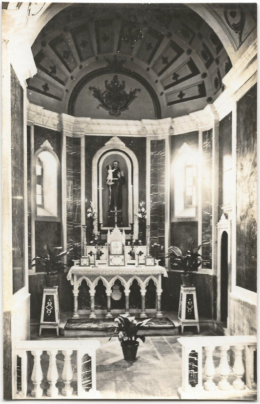 Lavasina, église, Corse, photographie ancienne, noir & blanc, papier 9x14 cm