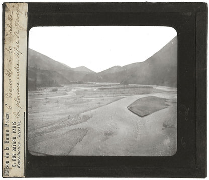 Plaine Vif Saint-Georges-de-Commiers, photo plaque verre, positif 8,5x10 cm