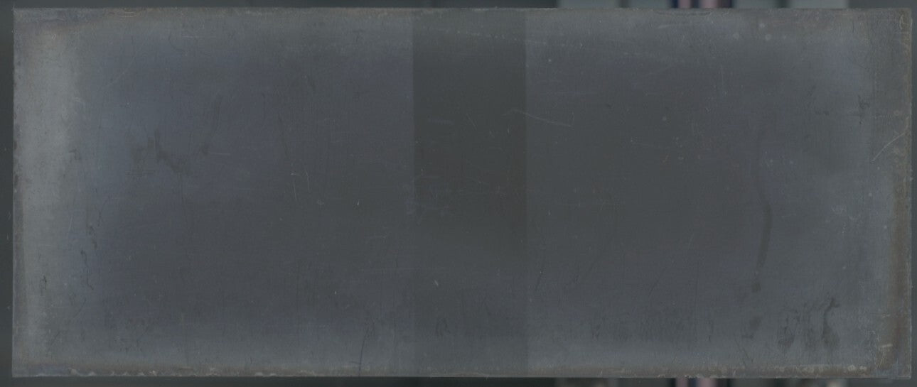 Bateau, mer, Plaque verre stéréoscopie, négatif noir & blanc 4,5x10,7 cm