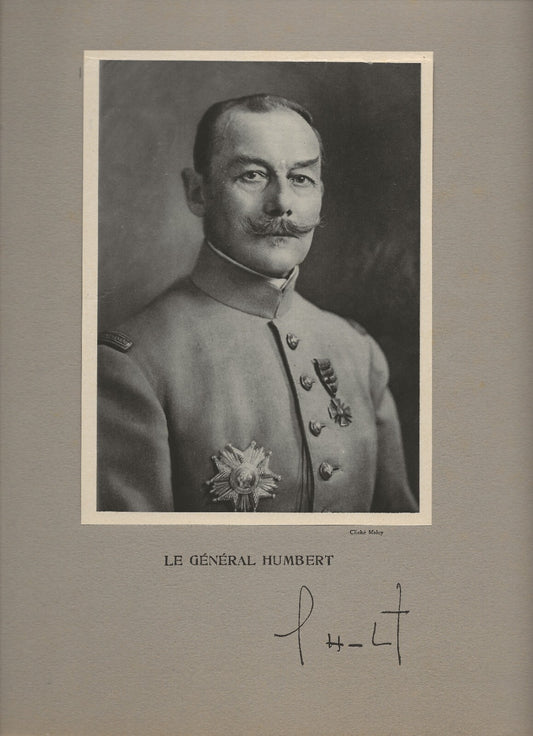 Photo ancienne, portrait militaire général Humbert, cliché Melcy, France