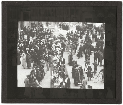 Meurthe-et-Moselle mariage, Toul, 1903, photo plaque de verre, positif 8,5x10 cm