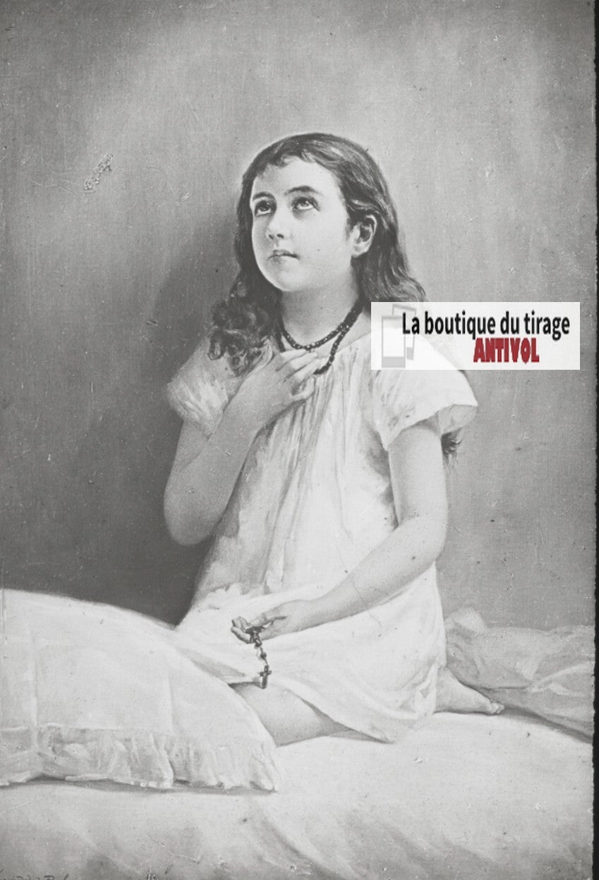 Scène religieuse, dessin, peinture, ancienne plaque de verre, positif 8,5x10 cm