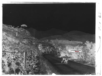 Bugard, Vélo Collioure, Pyrénées, photos plaque verre, lot de 10 négatifs 6x9 cm