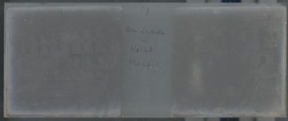 Hôtel Transat, Bou Saâda, Plaque verre stéréo, positif noir & blanc 4,5x10,7 cm