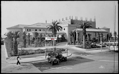 Cannes Croisette, Côte d'Azur, photos plaque de verre, lot de 5 négatifs 9x14 cm