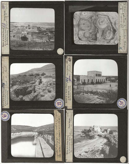 Jérusalem, Palestine, voyage, photos plaques de verre, lot 10 positifs 8,5x10 cm