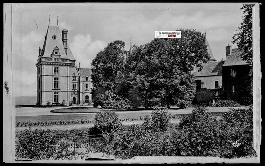 Plaque verre photo négatif noir & blanc 9x14 cm Neufchâteau Bourlémont, Vosges