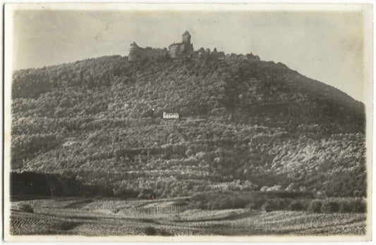 Haut-Koenigsbourg, château, photo ancienne, Noir et Blanc, papier 8,5x13,5 cm