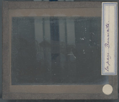 Bouriatie, Russie, photo plaque verre, noir & blanc, positif 8,5x10 cm