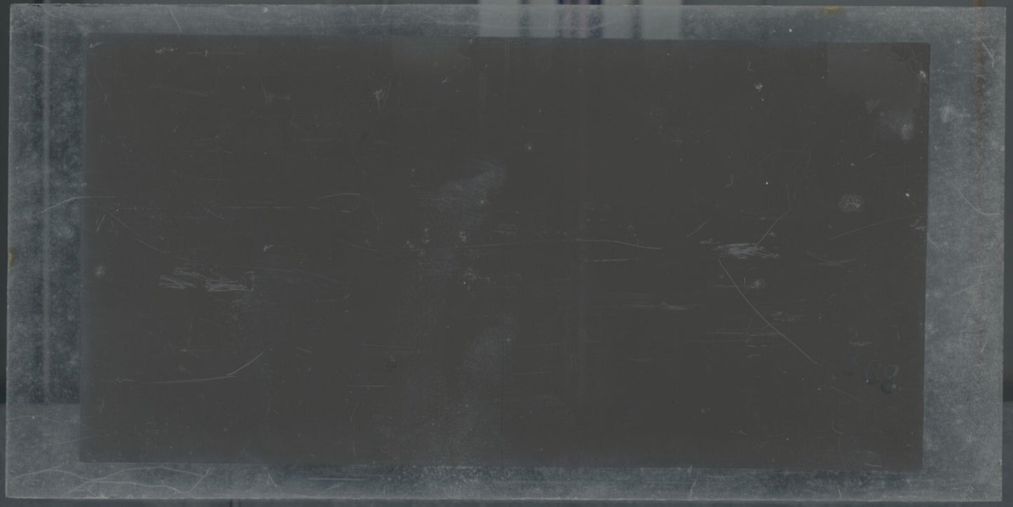 Hippodrome de Longchamp, Paris, plaque verre stéréoscopique, positif 8,5x17 cm