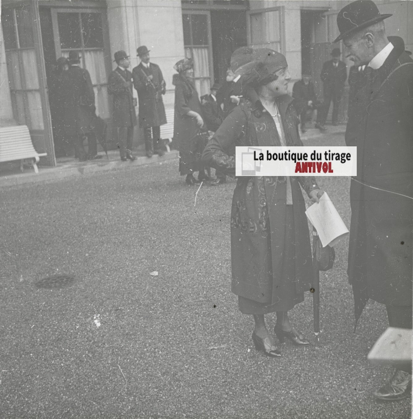 Hippodrome de Longchamp, Paris, stéréoscopie plaque verre, positif 8,5x14,5 cm