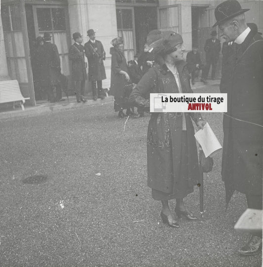 Hippodrome de Longchamp, Paris, stéréoscopie plaque verre, positif 8,5x14,5 cm