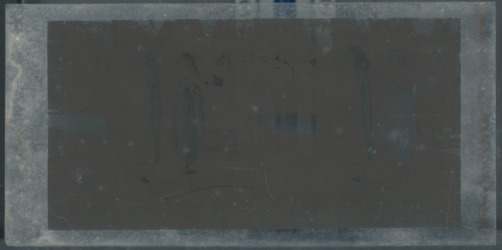 Jour de course, Longchamp, Paris, plaque verre stéréoscopique, positif 8,5x17 cm