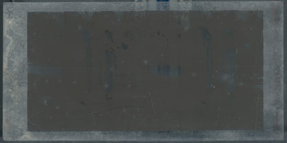 Jour de course, Longchamp, Paris, plaque verre stéréoscopique, positif 8,5x17 cm