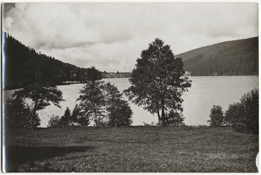 Gérardmer, Vosges, photographie ancienne noir & blanc, tirage papier 10x15 cm