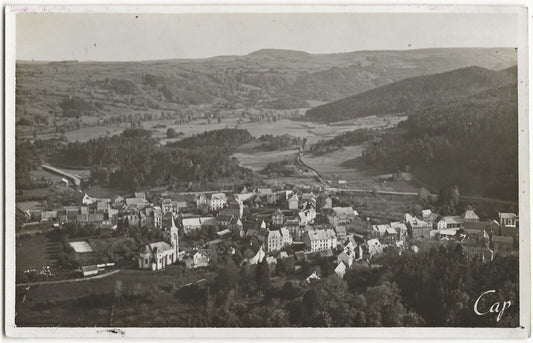 Murols, Aveyron, photographie ancienne, noir & blanc, papier 8,5x13,5 cm