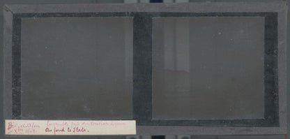 Paysage, Bir el Afou, Tunisie 1908, plaque verre stéréoscopique, positif 7x15 cm