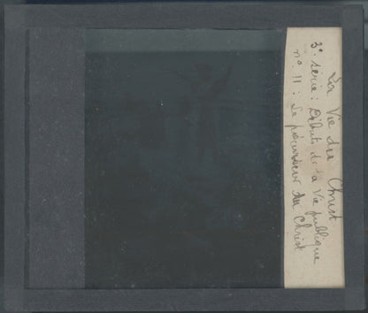 Le Précurseur du Christ, photo plaque verre, noir & blanc, positif 8,5x10 cm