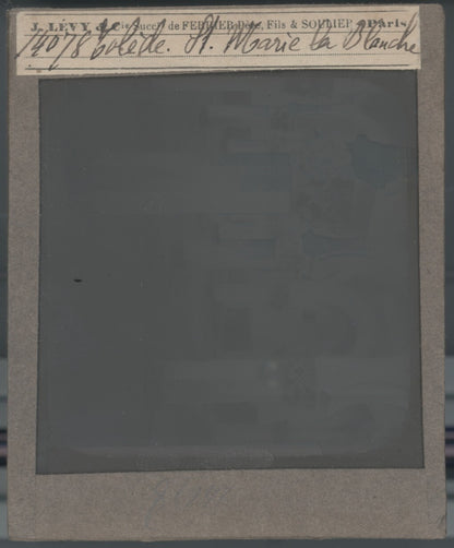 Synagogue Santa María La Blanca, photo plaque de verre, positif 8,5x10 cm