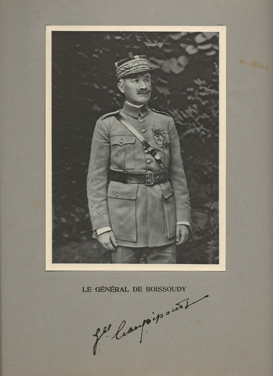 Photo ancienne, portrait militaire général De Boissoudy France vintage militaria