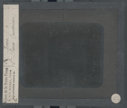 Basilique Saint-Pierre, Rome, Italie, photo plaque de verre, positif 8,5x10 cm