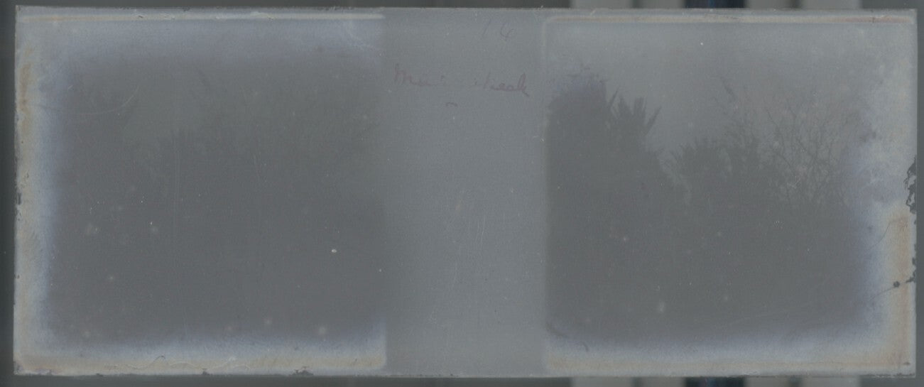 Marrakech Maroc, Plaque verre stéréoscopie, positif noir & blanc 4,5x10,7 cm