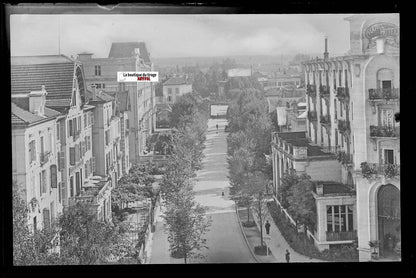 Vittel, Ambroise Bouloumié, Plaque verre photo, négatif noir & blanc 10x15 cm