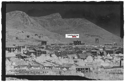 Vence, France Provence, photos anciennes plaque verre, lot de 5 négatifs 9x14 cm