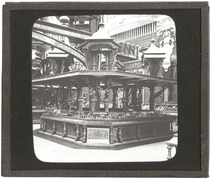 Paris exposition internationale 1900, photo plaque de verre, positif 8,5x10 cm