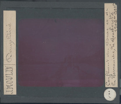 Vallée de la Romanche, photo J. Moulin, plaque verre, couleur, positif 8,5x10 cm