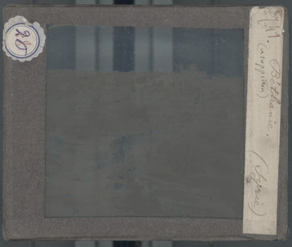 Béthanie, histoire, photo plaque de verre, noir & blanc, positif 8,5x10 cm