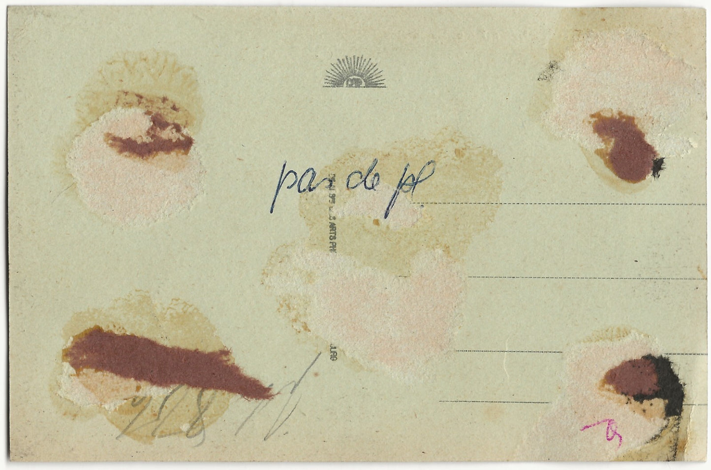 Plaque verre photo, négatif noir & blanc 9x14 cm, Menton, les jardins du Casino