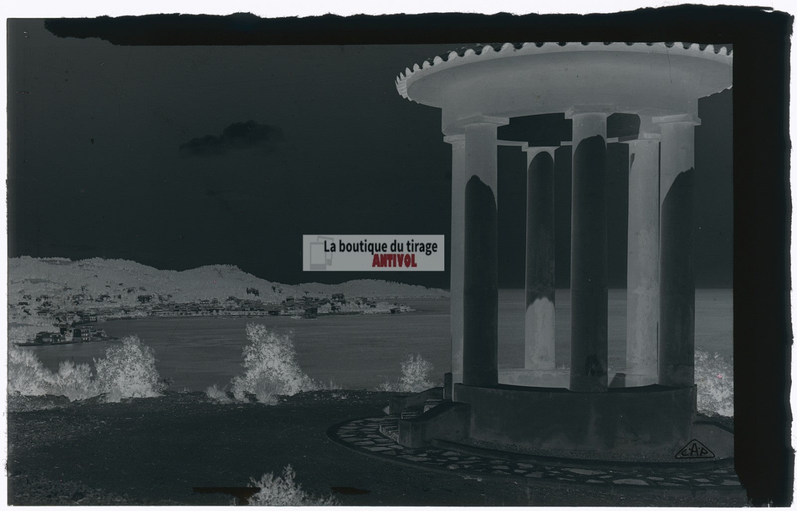 Sainte-Maxime, bateaux, photos plaque de verre, lot de 5 négatifs 9x14 cm