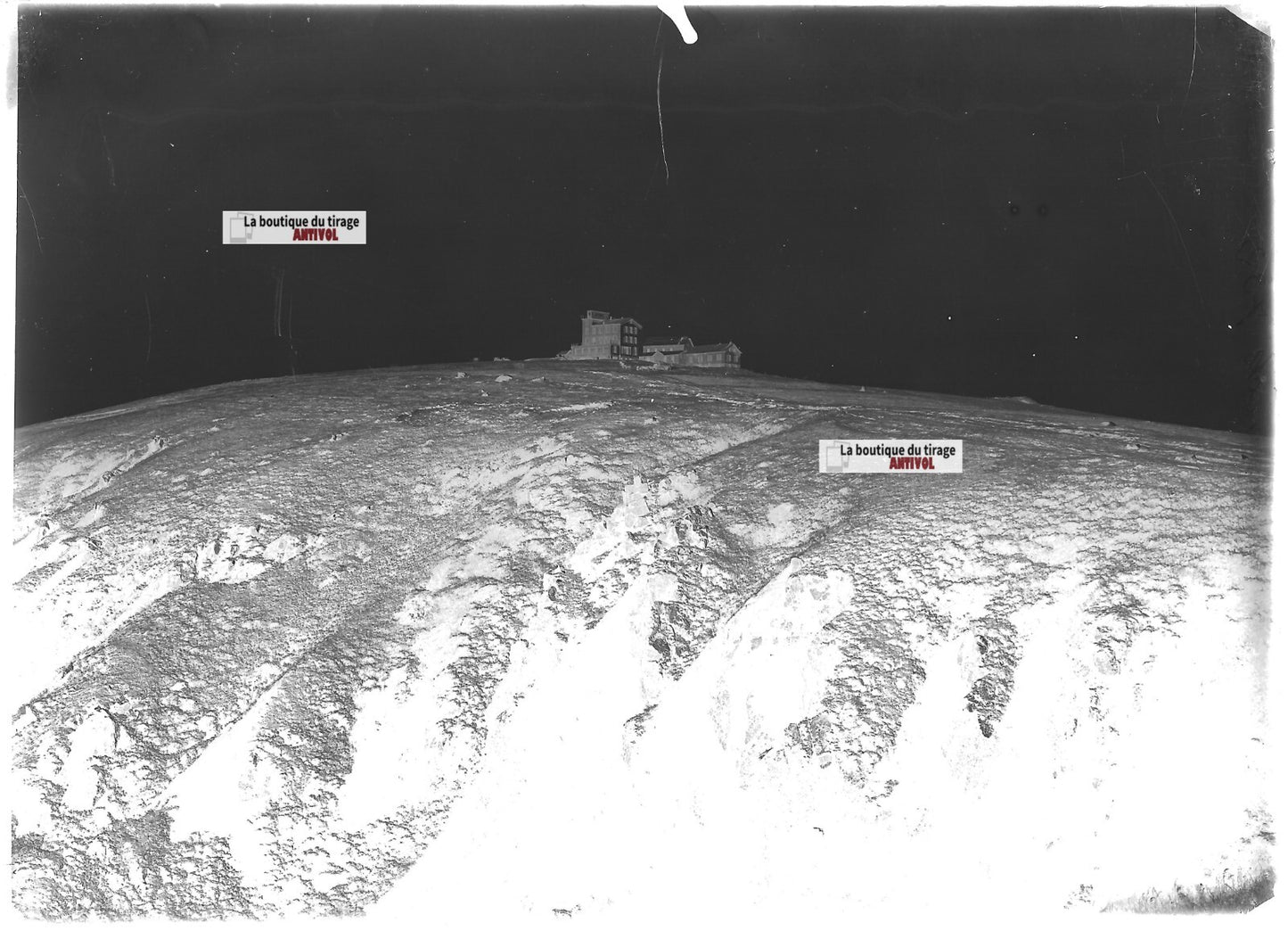 Vosges Hohneck Belvédère, photos plaque de verre, lot de 5 négatifs 13x18 cm