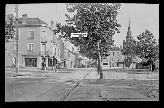 Jarny, Henri Génot, Plaque verre photo ancienne, négatif noir & blanc 10x15 cm