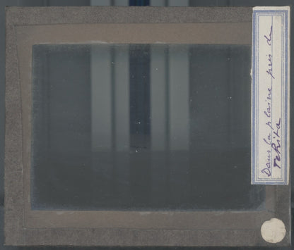 Tekita, Russie, paysage, photo plaque verre, noir & blanc, positif 8,5x10 cm