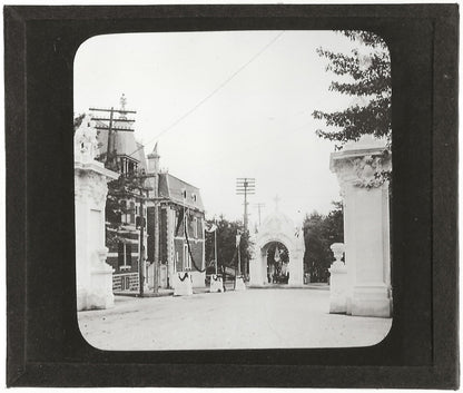 Croix du Sacrifice, Abraham, photo ancienne plaque verre, positif 8,5x10 cm