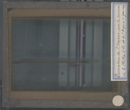 Bateau, rivière, Russie, photo plaque verre, noir & blanc, positif 8,5x10 cm