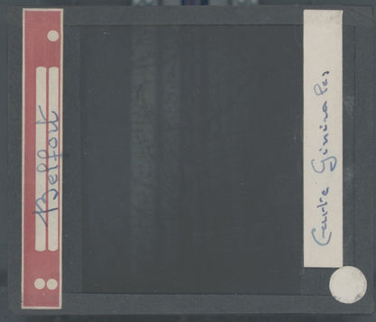 Carte générale, Belfort, photo plaque verre, noir & blanc, positif 8,5x10 cm