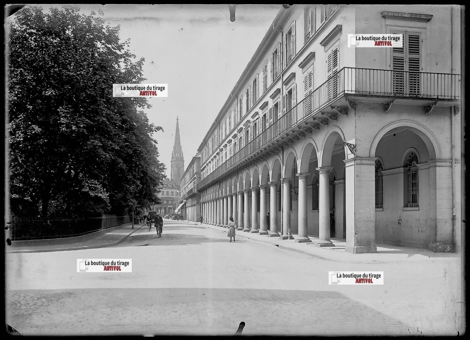 Mulhouse Haut-Rhin Alsace France, photo plaque verre, lot de 5 négatifs 13x18 cm