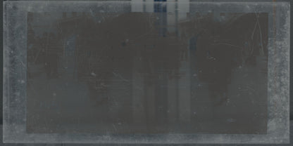 Hippodrome de Longchamp, Paris, plaque verre stéréoscopique, positif 8,5x17 cm