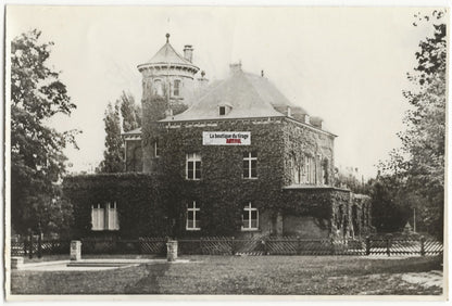 Plaque verre photo ancienne négatif noir et blanc 13x18 cm ESCH-SUR-ALZETTE