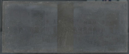 Rabat, Maroc, Plaque verre stéréoscopie, négatif noir & blanc 4,5x10,7 cm