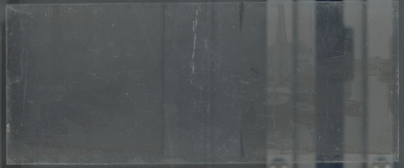 Bateaux France, Plaque verre stéréo, positif noir & blanc 4,5x10,7 cm