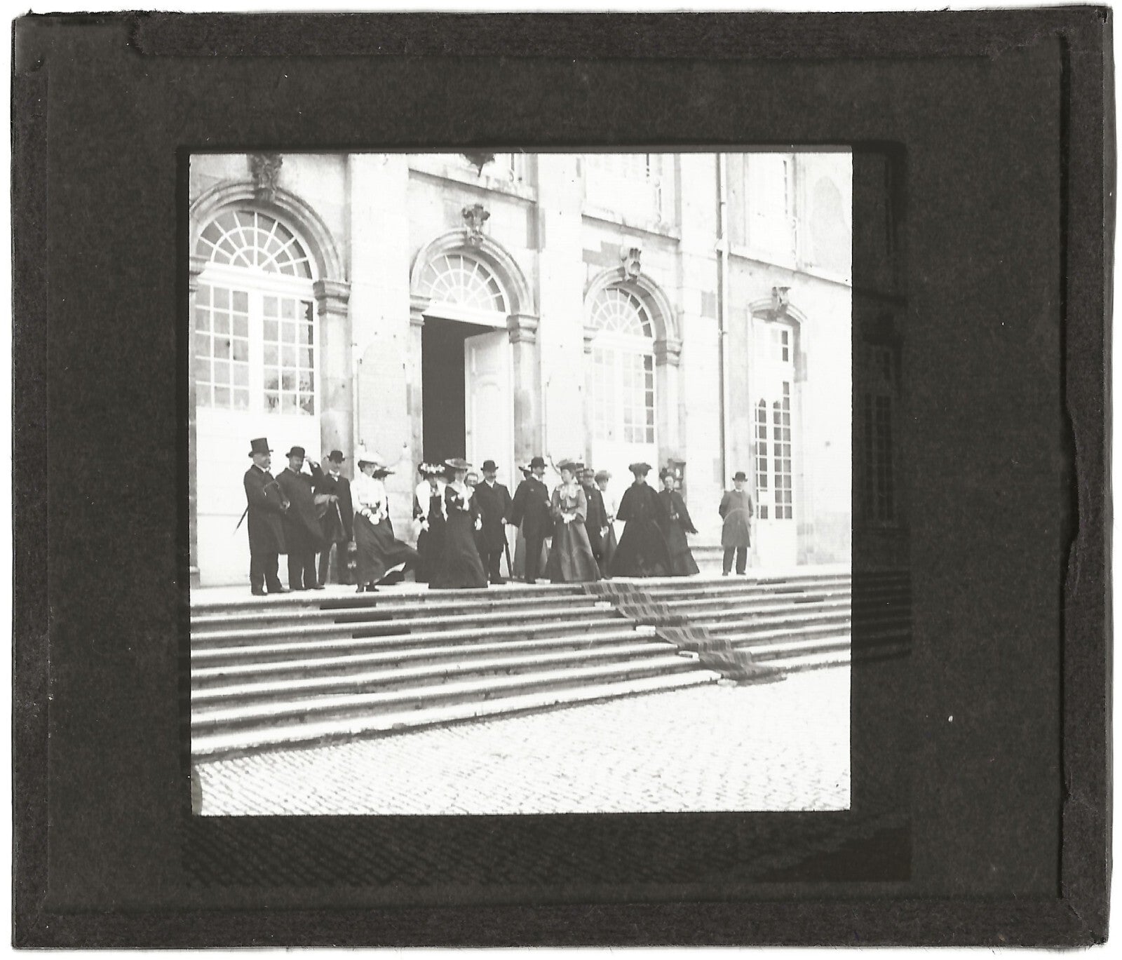 Meurthe-et-Moselle mariage, Toul, photo plaque de verre, positif 8,5x10 cm