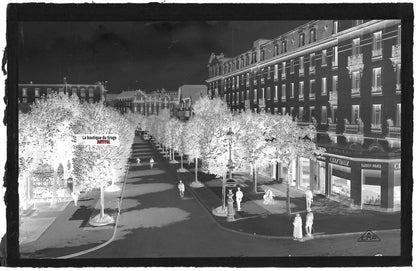 Plaque verre photo négatif 9x14 cm, Vittel, Ambroise Bouloumié, Vosges, France